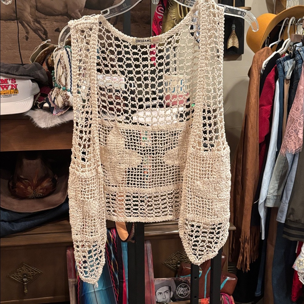 Origami Crochet Vest